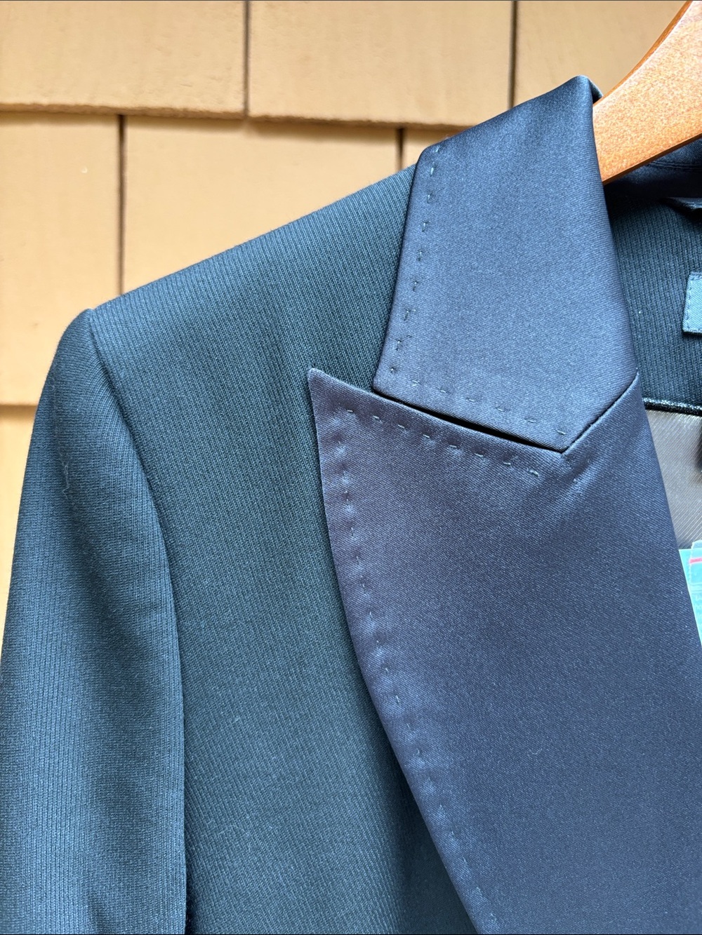 MEXX | Black Tuxedo Style Tailored Chic Corporate Sleek Blazer Jacket | Size 8 - Picture 4 of 12
